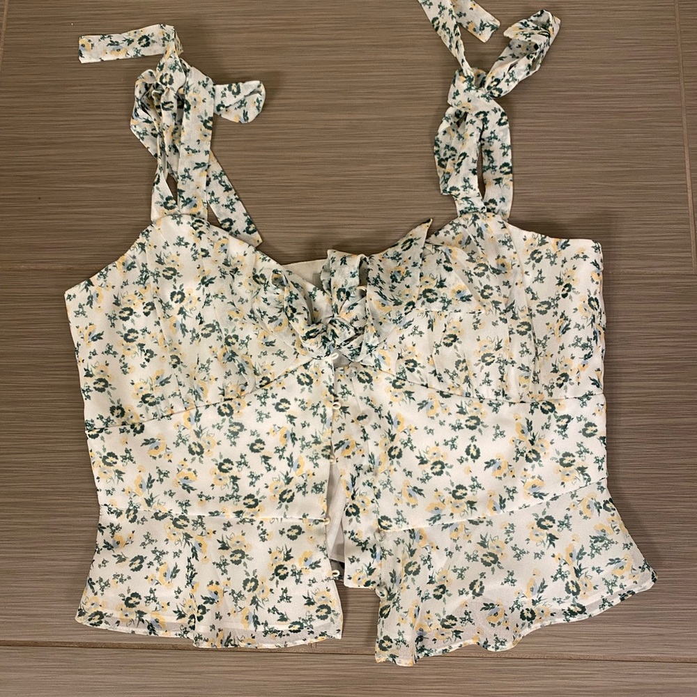 Floral tank top